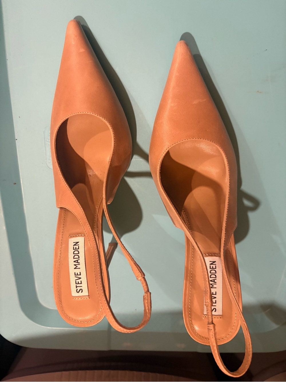 Steve Madden Women's Pointed Slingback Pump in Tan